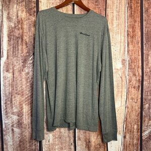 NWT The Normal Brand gray Long Sleeve Tee
